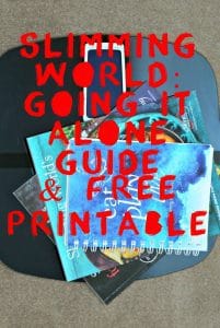 Slimming World: Going it Alone Guide & Free Printable