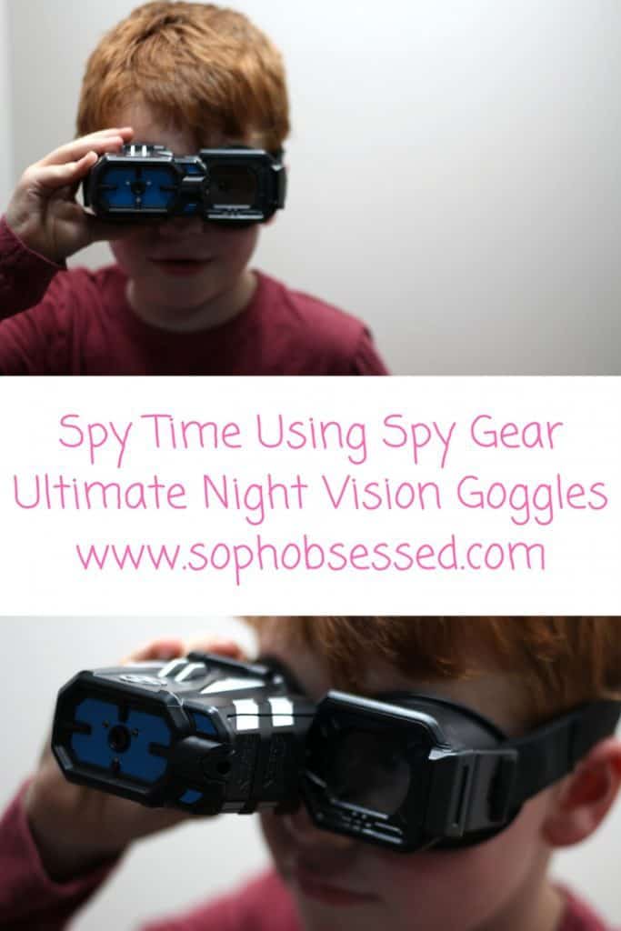 Spy Time Using Spy Gear Ultimate Night Vision Goggles