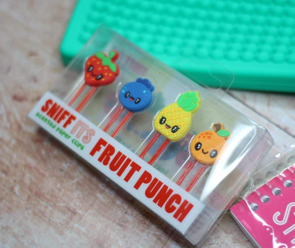back to school must have scented paper clips