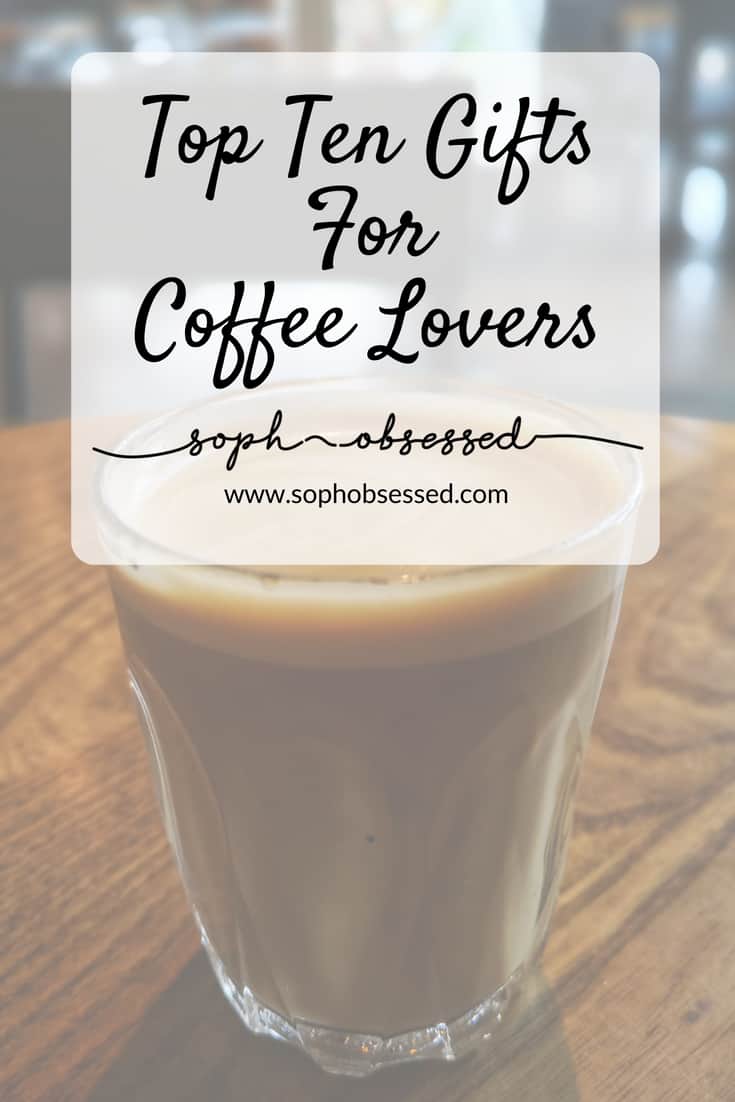 I love nothing more than a good brew. A hot cup of coffee or tea can make everything seem that bit better. I am a huge coffee fan and I love receiving quirky coffee lover related gifts. I’ve put together a few gifts perfect for coffee lovers everywhere.