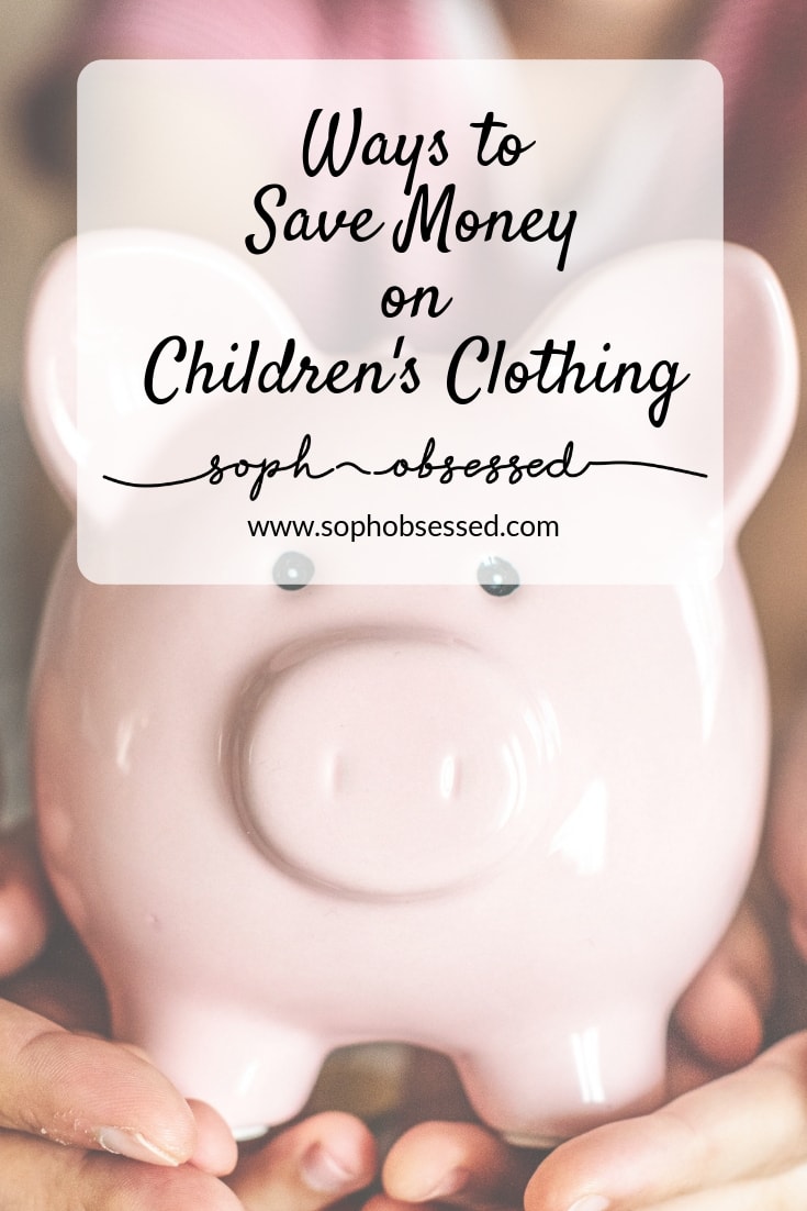 Between both children, the amount I spend on clothing is really starting to add up. I realised that I needed to find a way to save on children's clothing and try and reduce this cost. Since implementing the following tips, I find I spend far less than I previously did.
