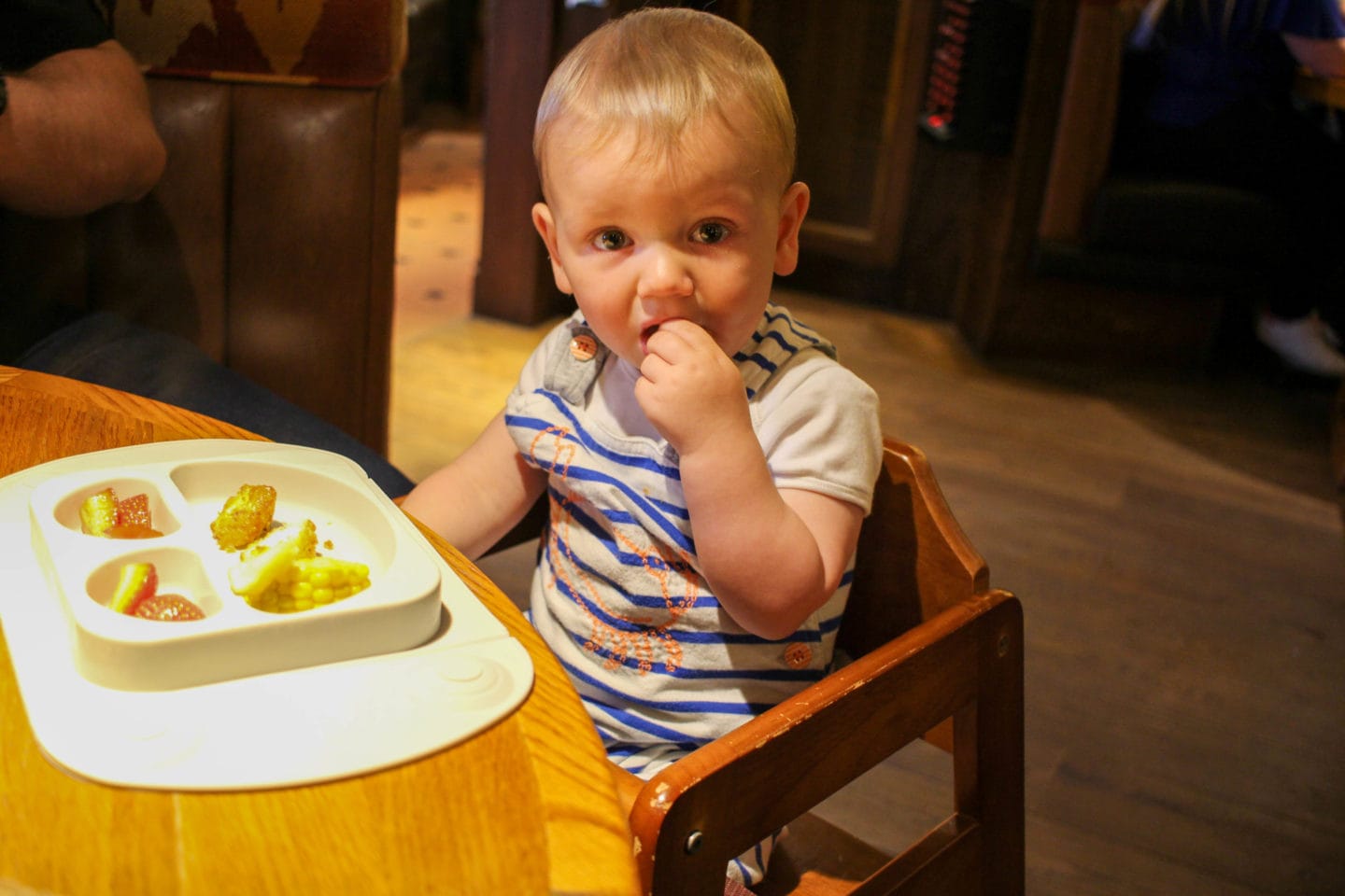 Eating Out With A Weaning Baby