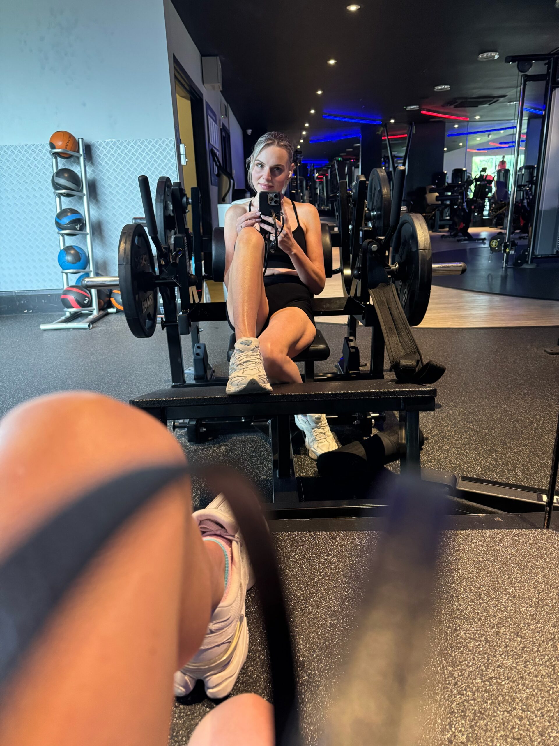 At the gym