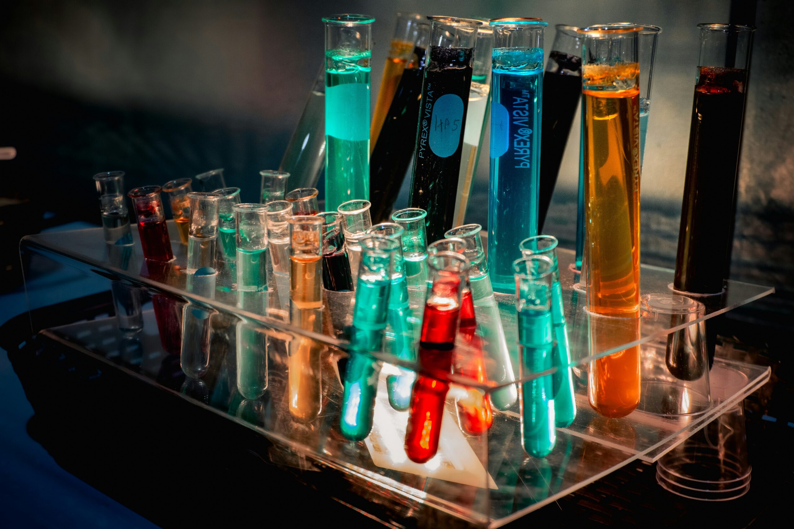 lab test tubes 