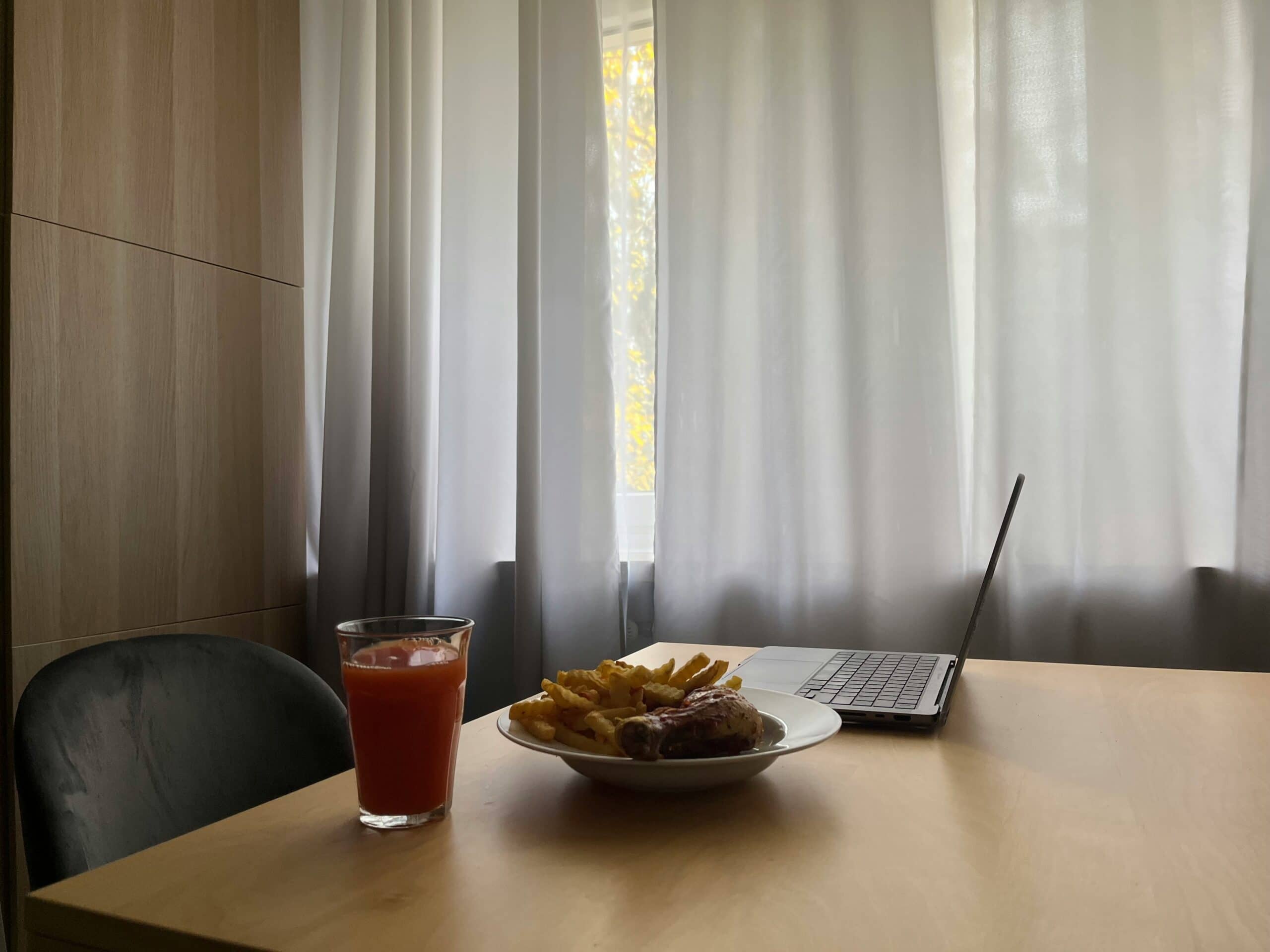 Working From Home Lunch